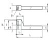 Gekröpfter Halter MTAN 12128/426